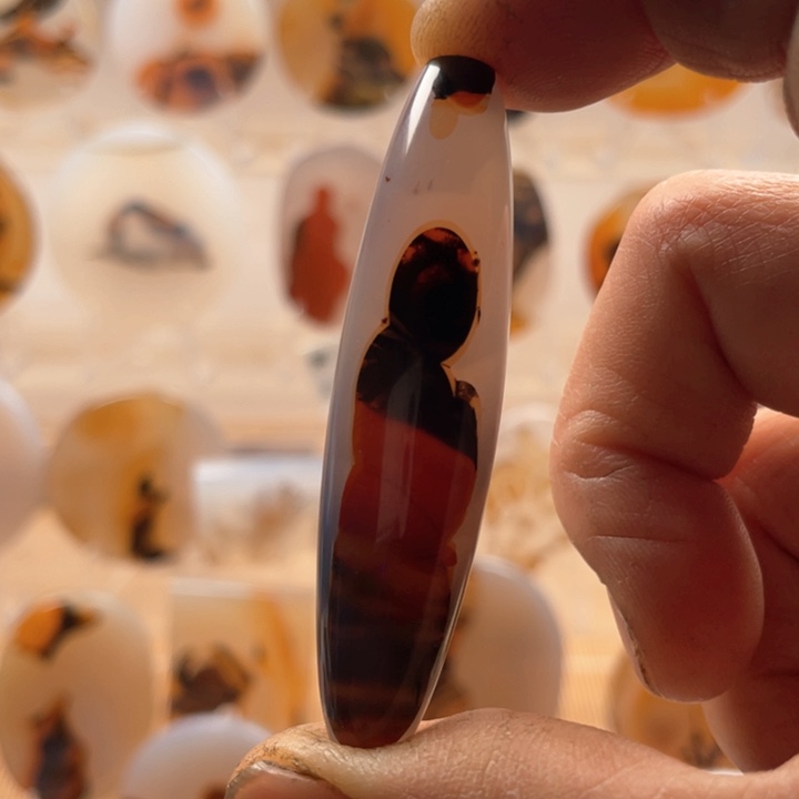 玛瑙/玉髓吊坠(不含链)未镶嵌一****亮