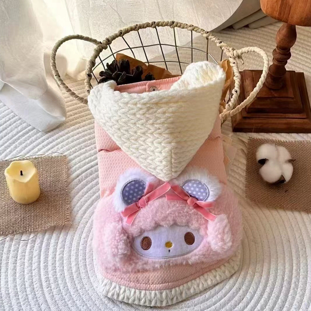秋冬装狗狗马甲猫咪泰迪比熊博美贵宾雪纳瑞宠物衣服保暖可爱