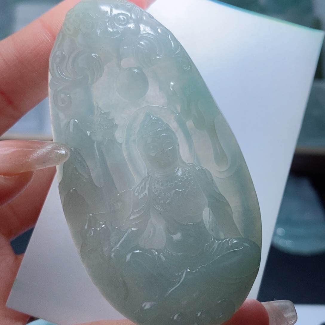 定制翡翠未镶嵌定制吊坠