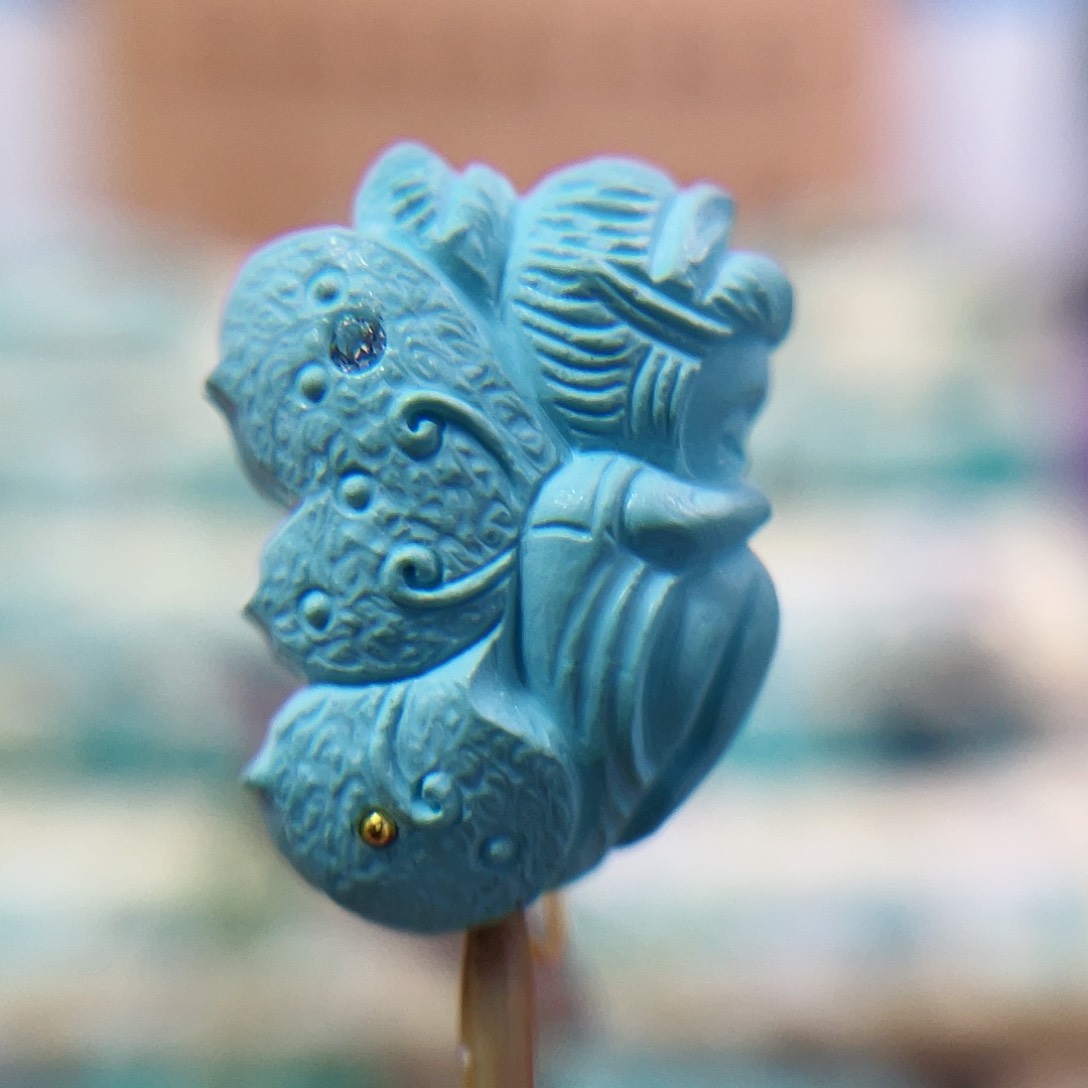 绿松石珠宝奇石未镶嵌