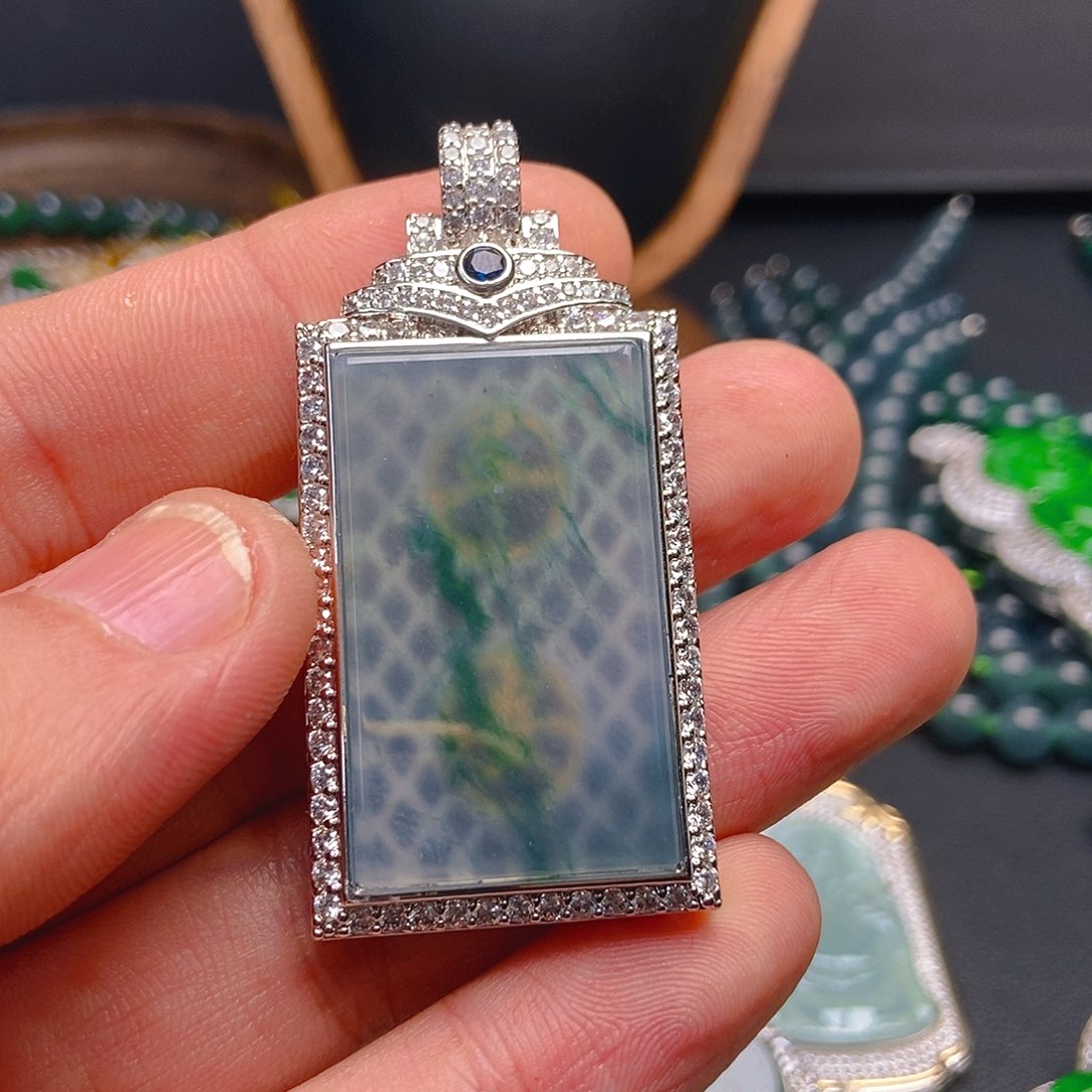 翡翠吊坠(不含链)未镶嵌435吊坠