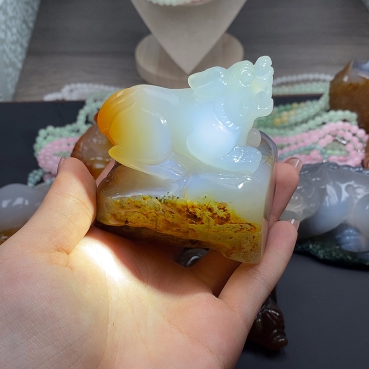玛瑙/玉髓未镶嵌颈饰玛瑙