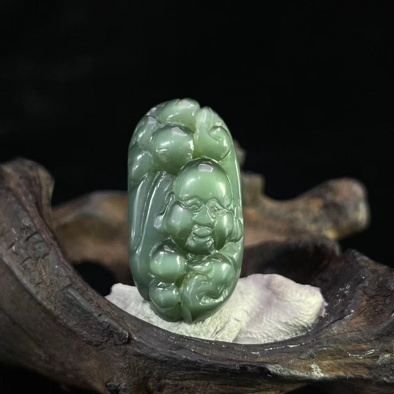 A636 和田玉（猫眼）吊坠 JX938018