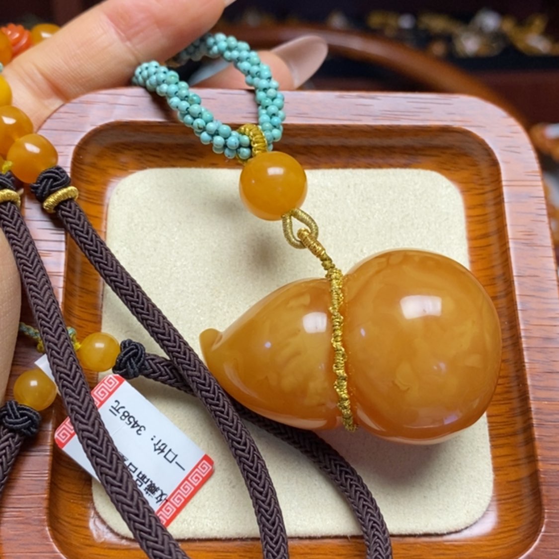 【闪购商品】蜜蜡颈饰未镶嵌项链