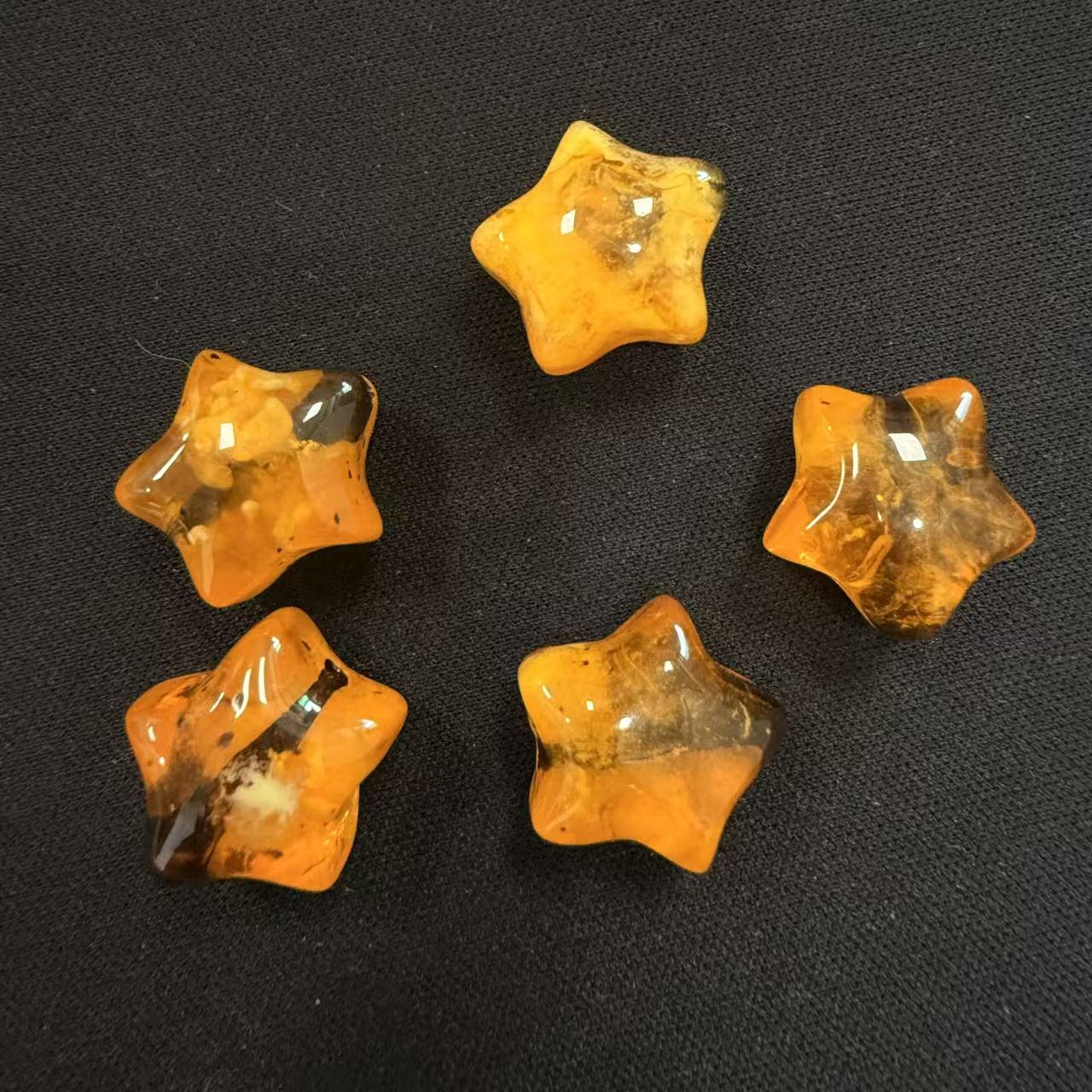 琥珀小星星坠*（多样性发2颗）