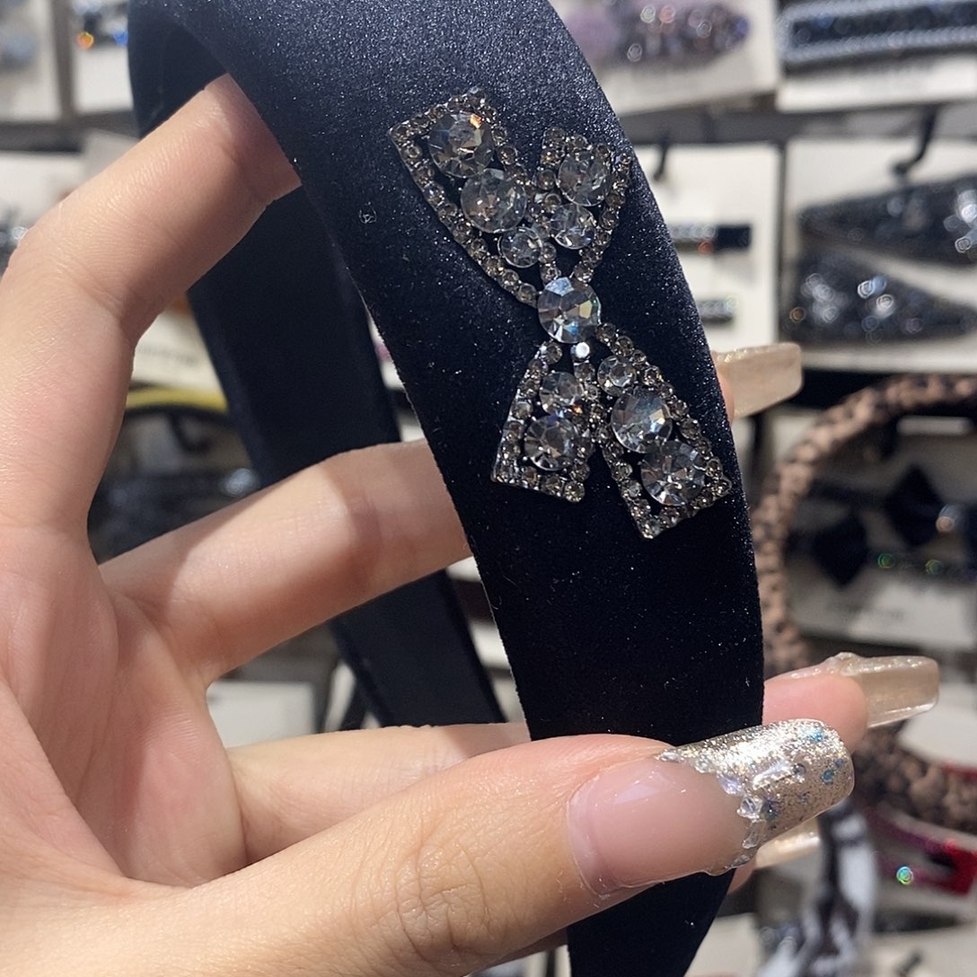 布艺铁合金丝绒发箍