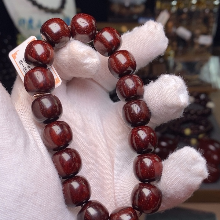 小叶紫檀手串/手链原汁原味12/13老型 泥料包浆款 精工 特价