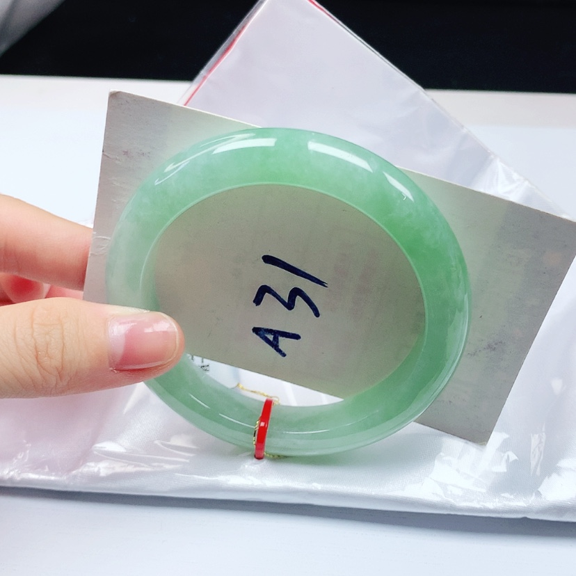 【闪购商品】翡翠手镯未镶嵌天然缅甸a货手镯54+