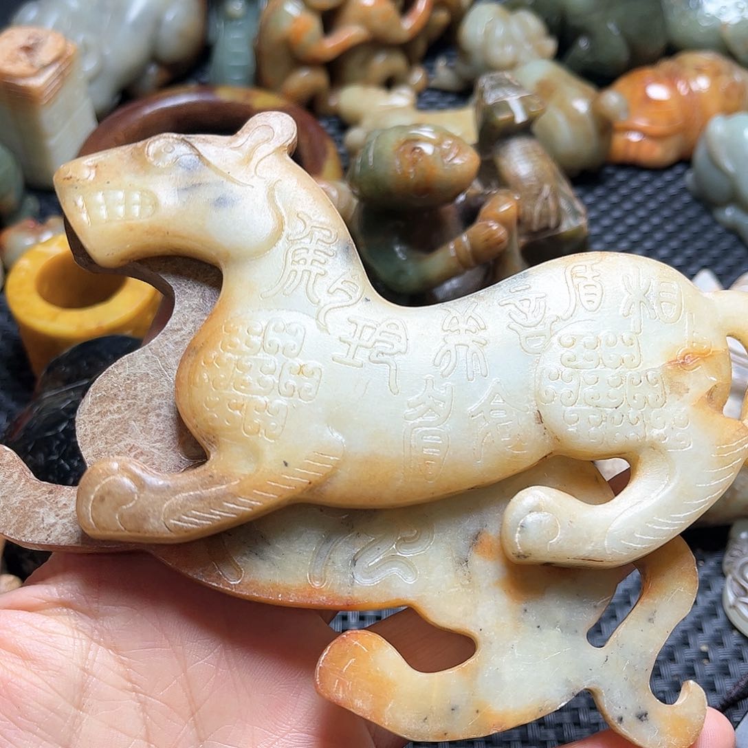 白玉菩提吊坠摆件