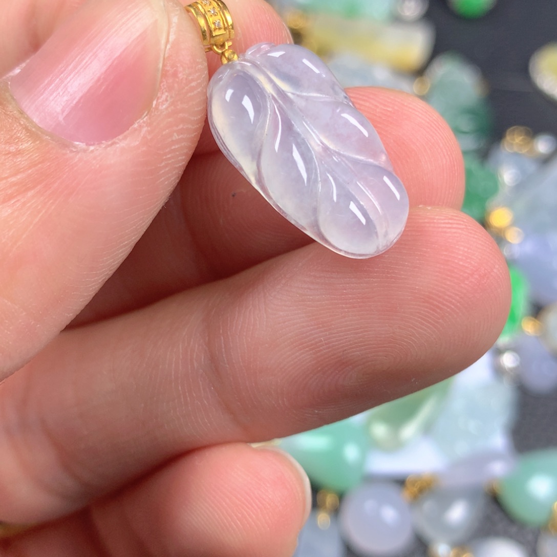 【闪购商品】翡翠颈饰18K金镶嵌翡翠