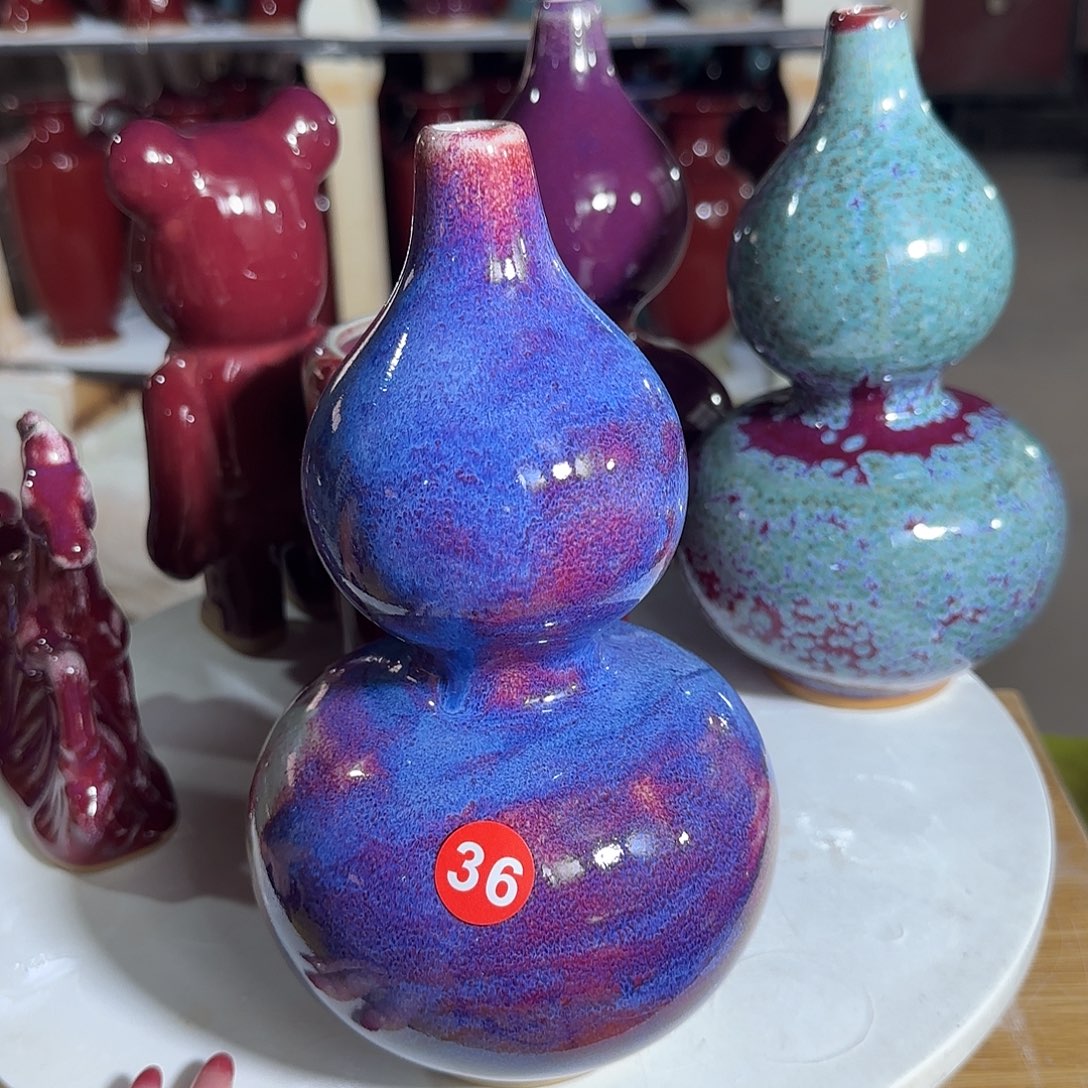 陶摆件郑家钧窑摆件