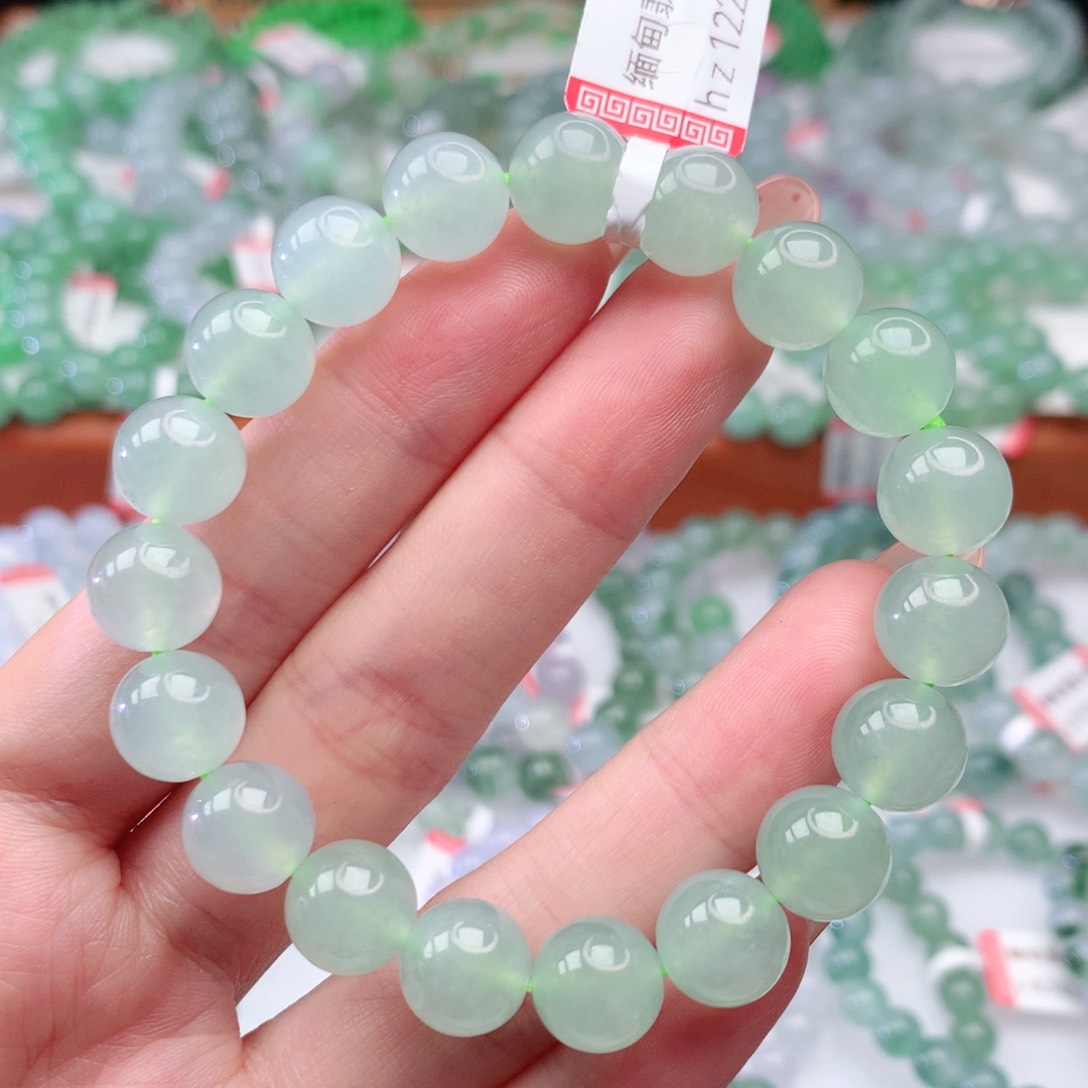 翡翠手链未镶嵌翡翠10mm