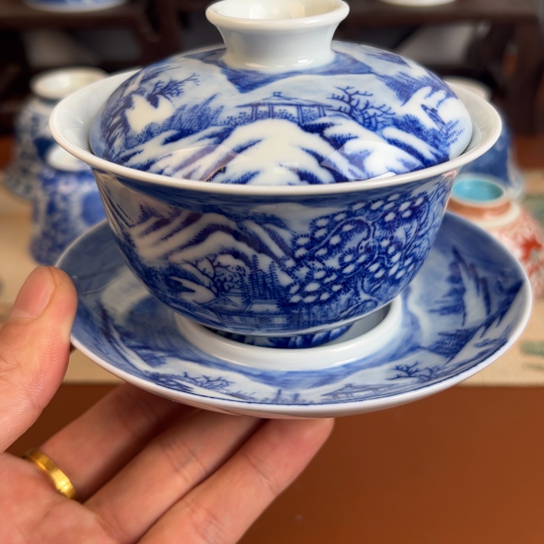 瓷片景德镇瓷器手工手绘
