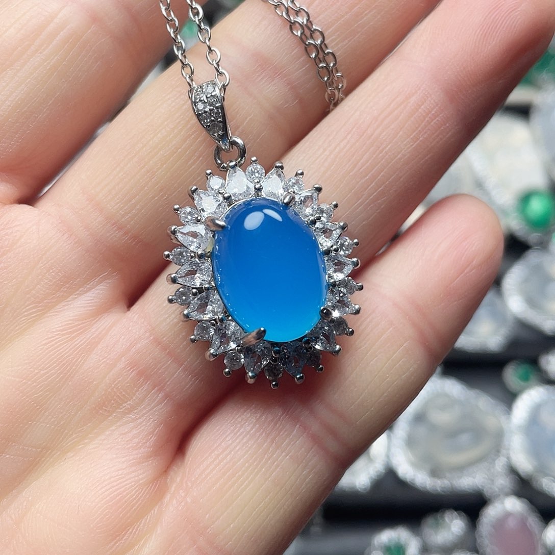 玛瑙/玉髓挂件合金