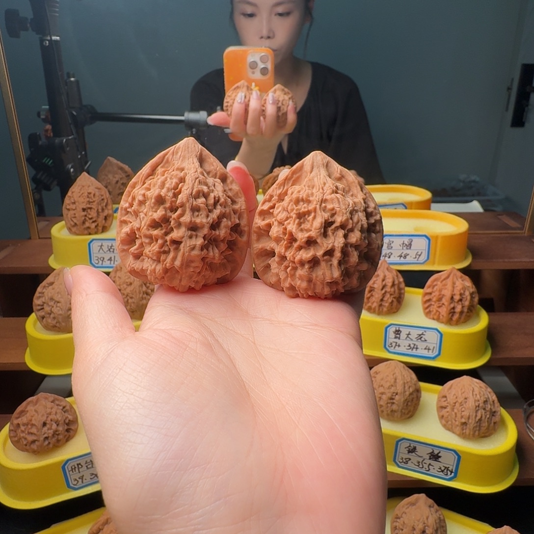 文玩核桃吊坠48官帽