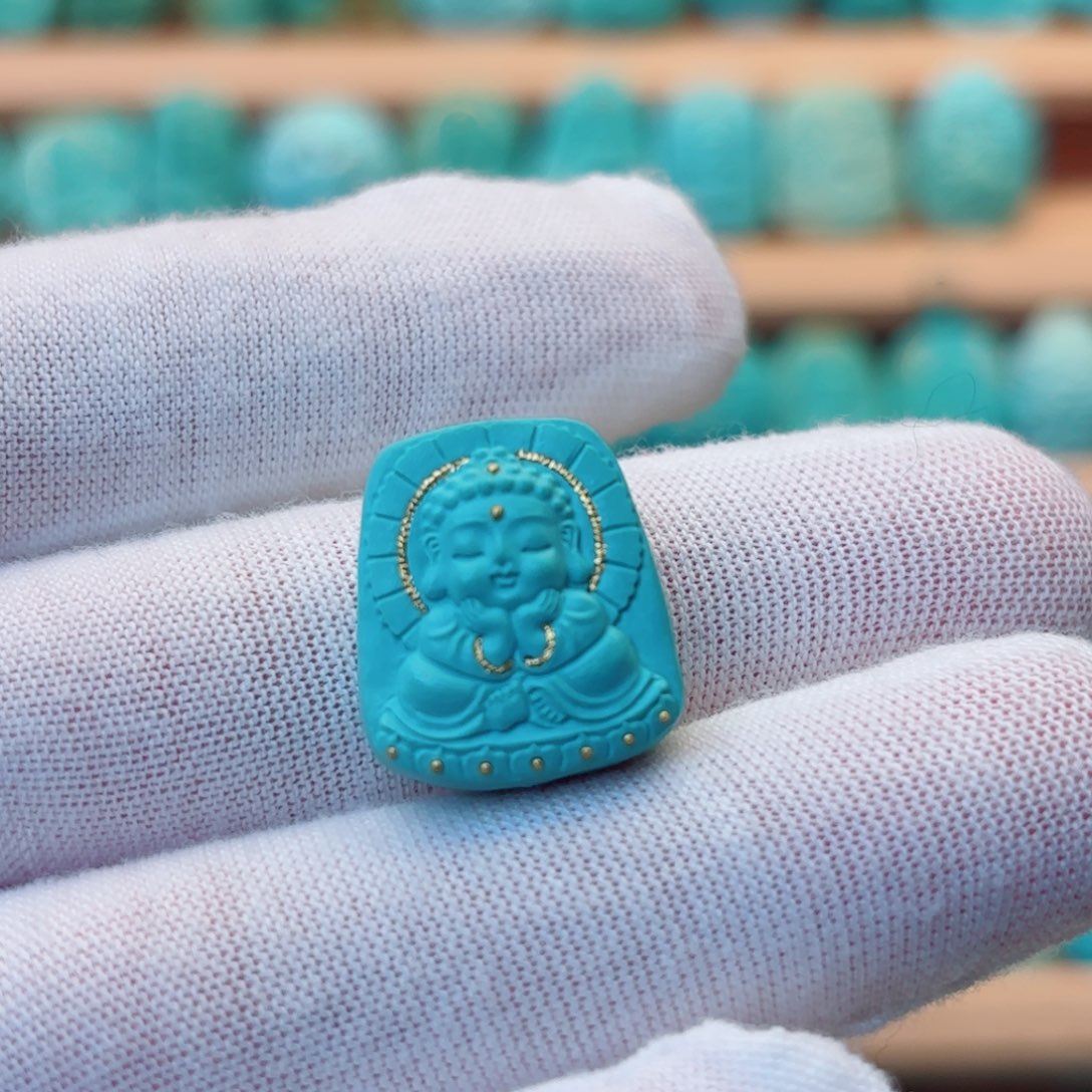 绿松石未镶嵌配饰