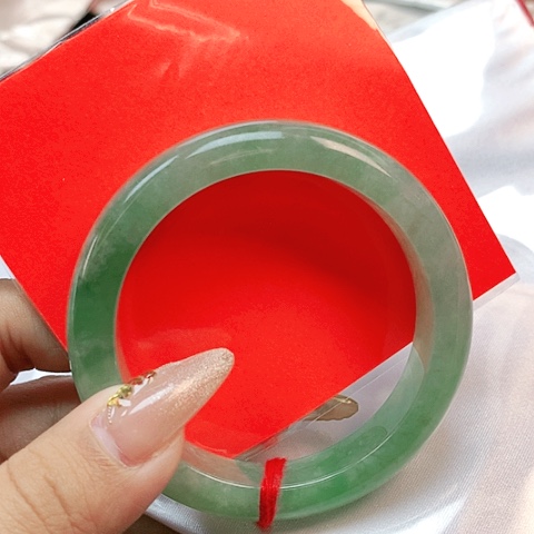 未镶嵌手镯翡翠茄***角0033