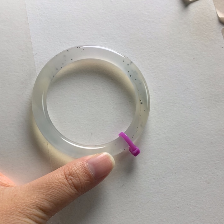 手镯玛瑙/玉髓未镶嵌辣***粉55＋