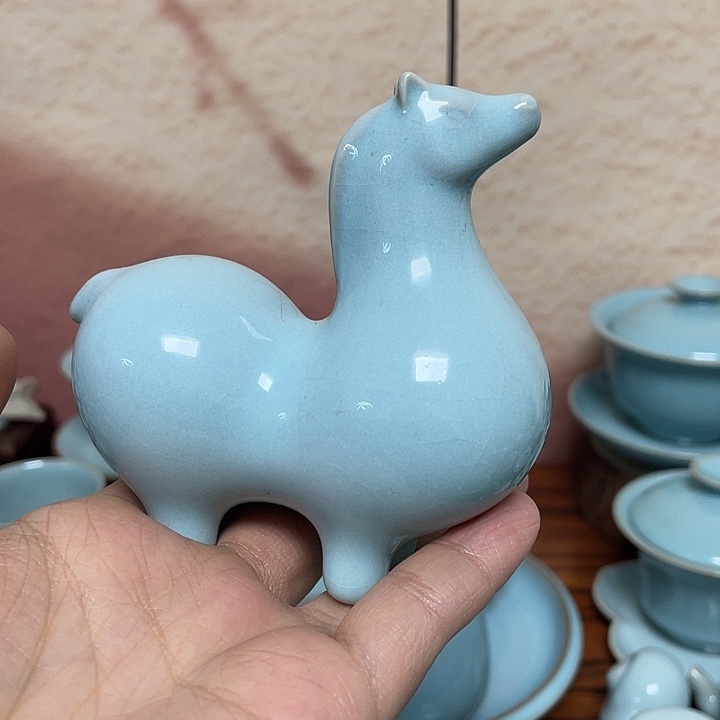 杯子天青唐马茶宠微瑕