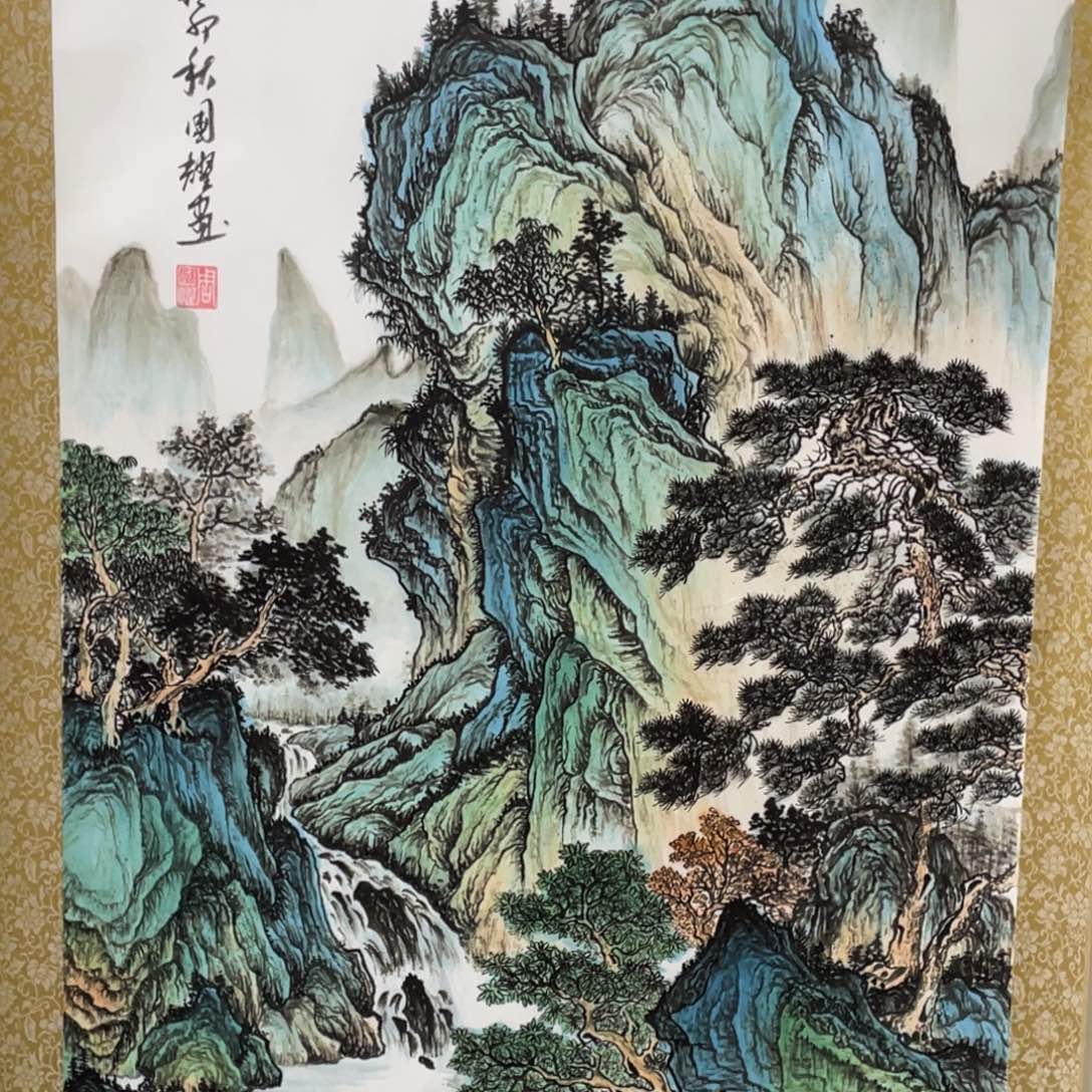 国画老师手笔手绘作品n