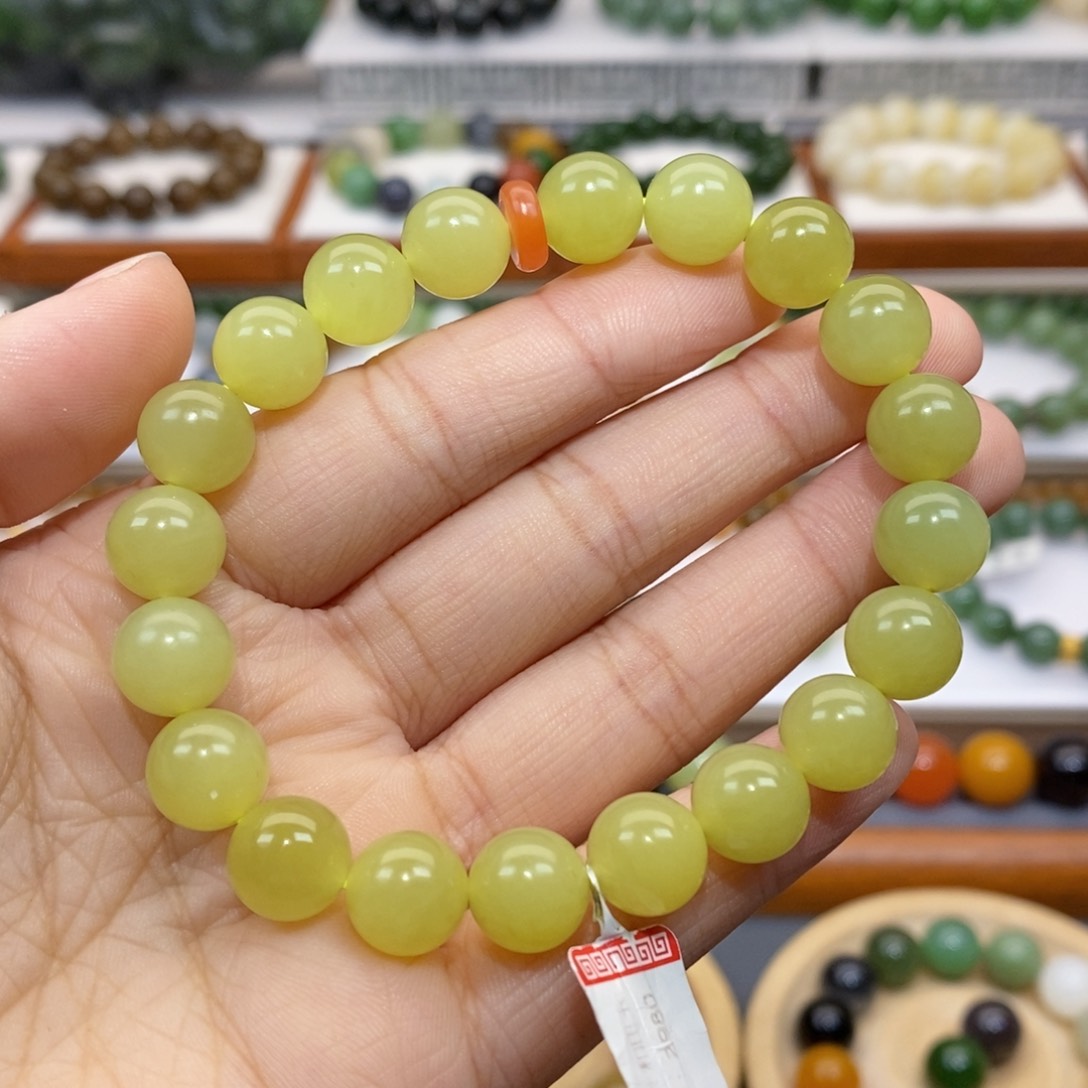 和田玉手串未镶嵌