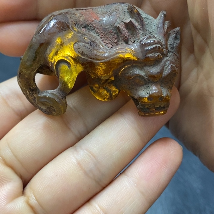白玉菩提吊坠摆件