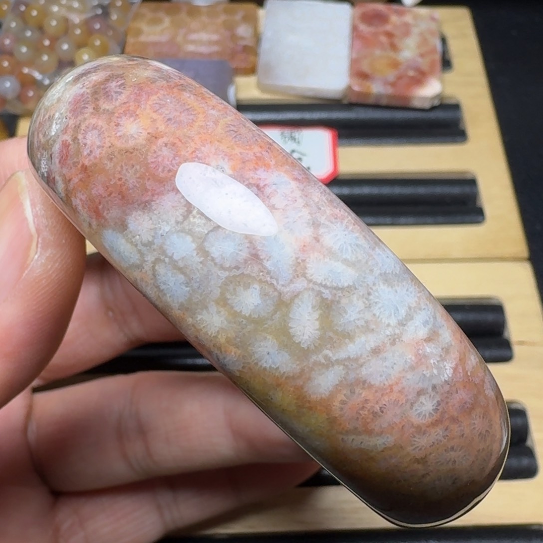 硅化玉纯天然色有机玉石未镶嵌54.5圈口