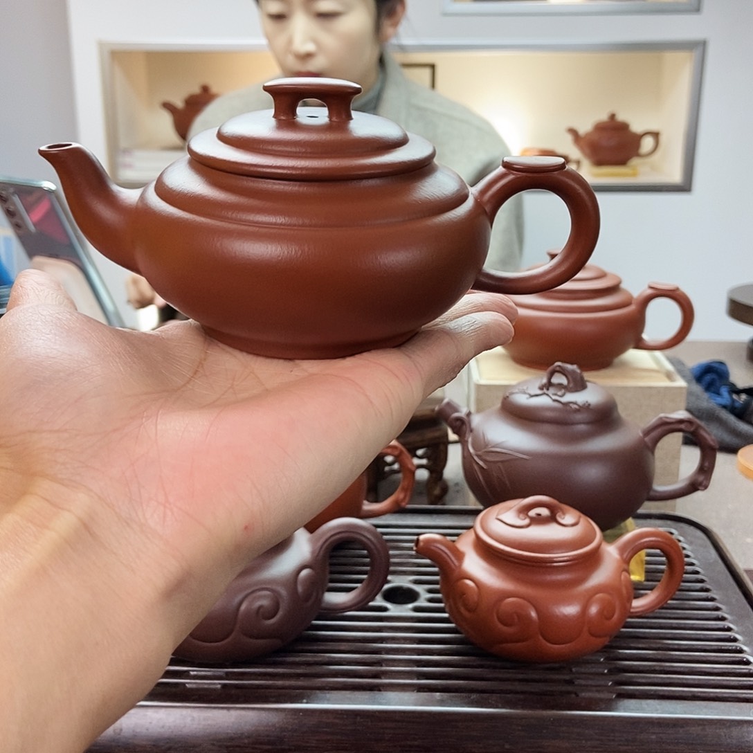 茶壶紫砂朱泥上新桥210cc