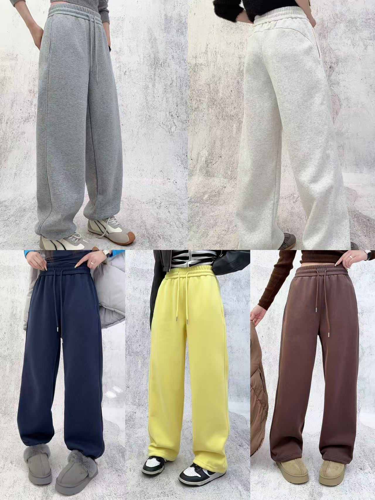 【直筒裤】25233显瘦高腰百搭阔腿裤时尚