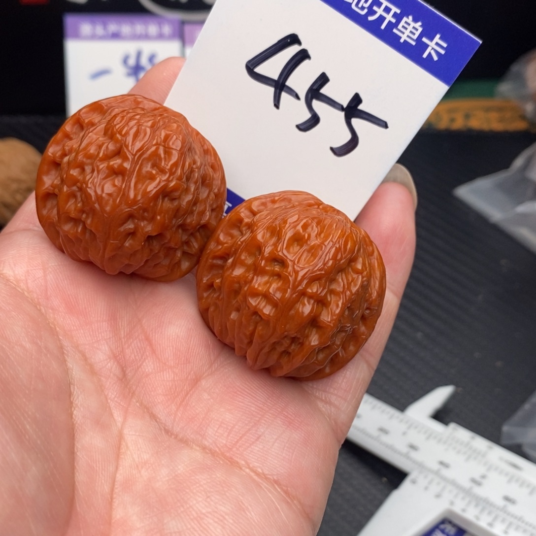 桃核把件磨盘35momomomo