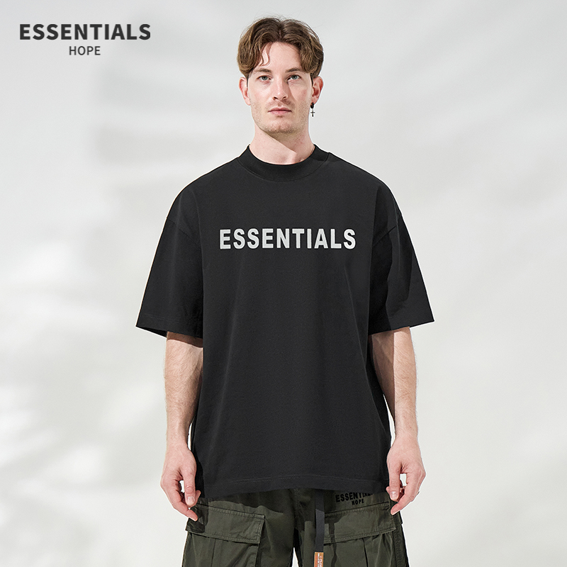 ESSENTIALS HOPE新款夏日重磅纯棉圆领短袖休闲情侣爆款百搭短T