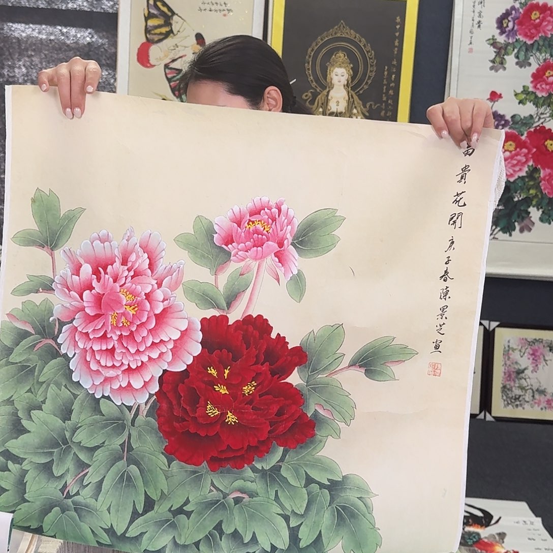 纯手绘国画作品作品