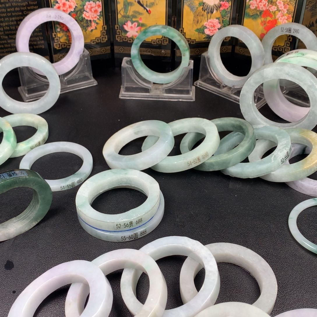 定制翡翠翡翠手镯未镶嵌茉****ヾ