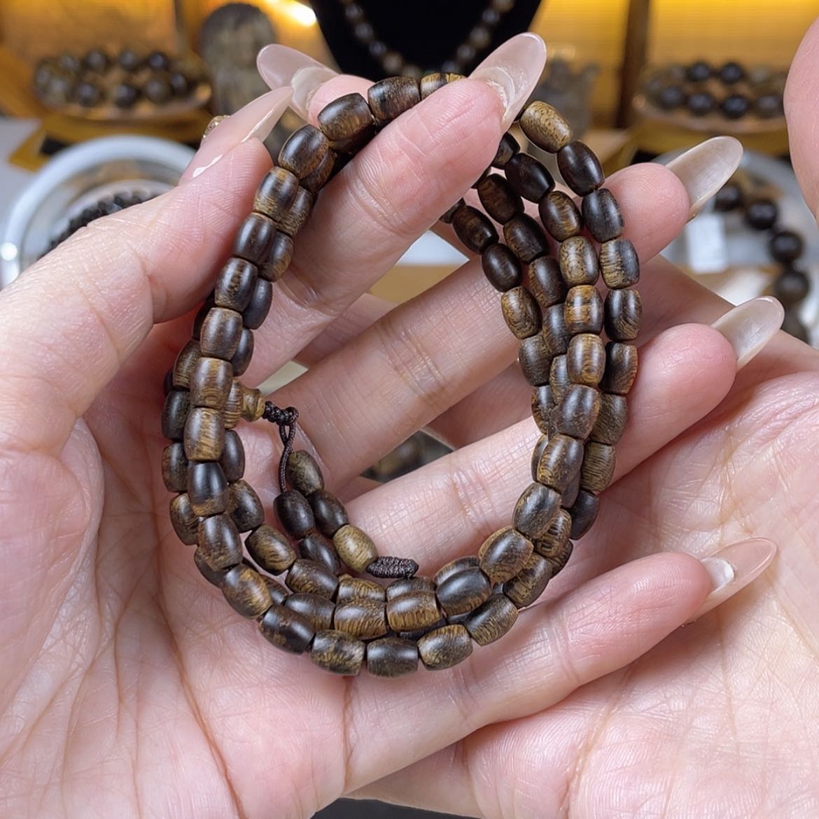 【闪购商品】手串沉香撩*芽庄白棋楠瘤疤