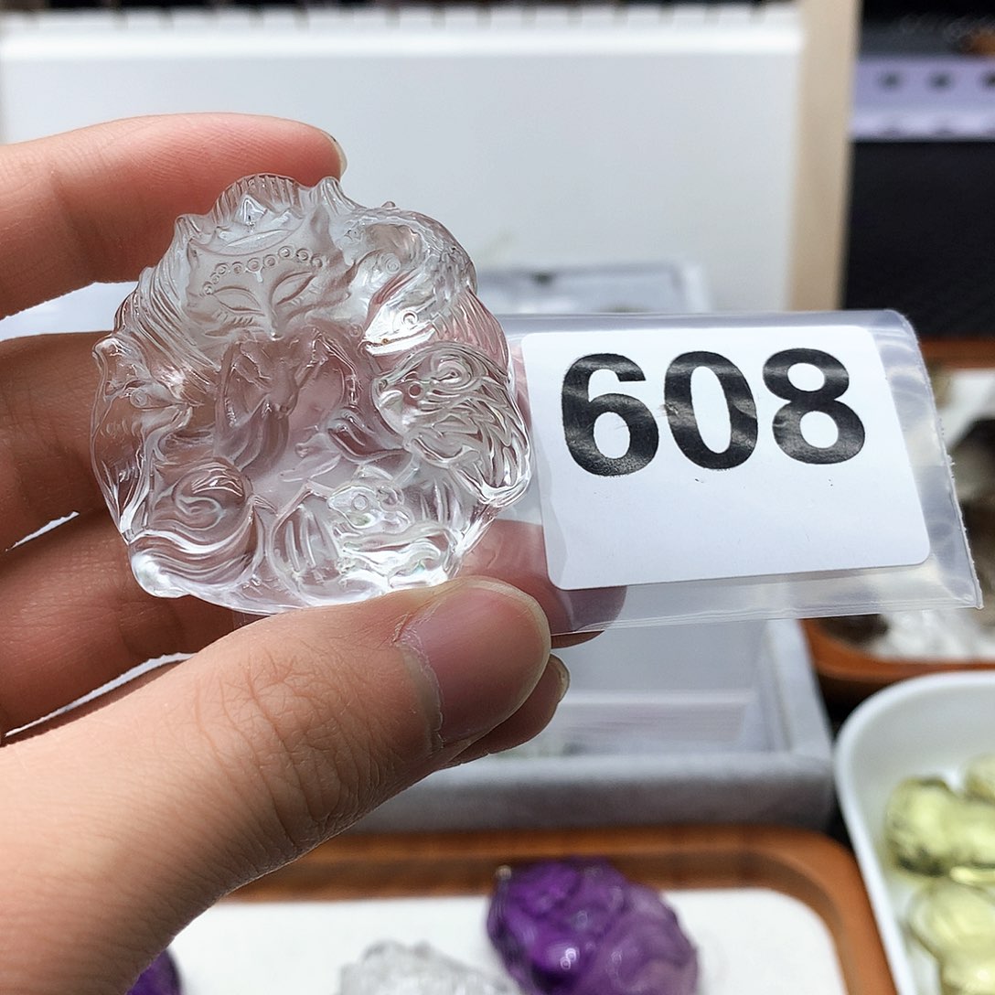 水晶颈饰未镶嵌挂件