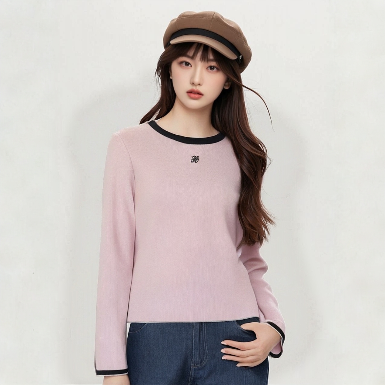 品牌撤柜针织打底衫2052