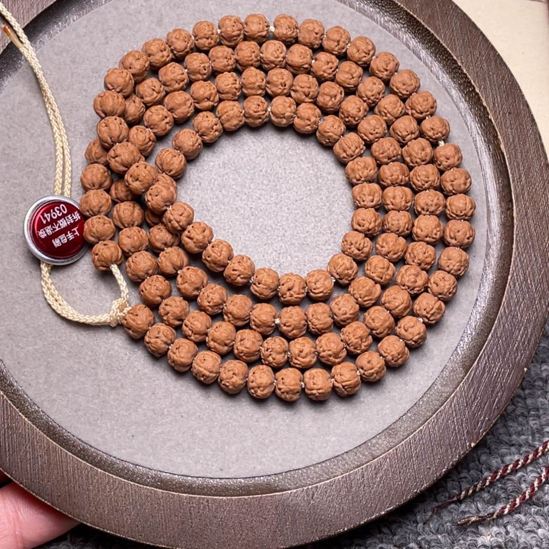 手串金刚菩提8****徒梅朵头货佛手108尺寸7