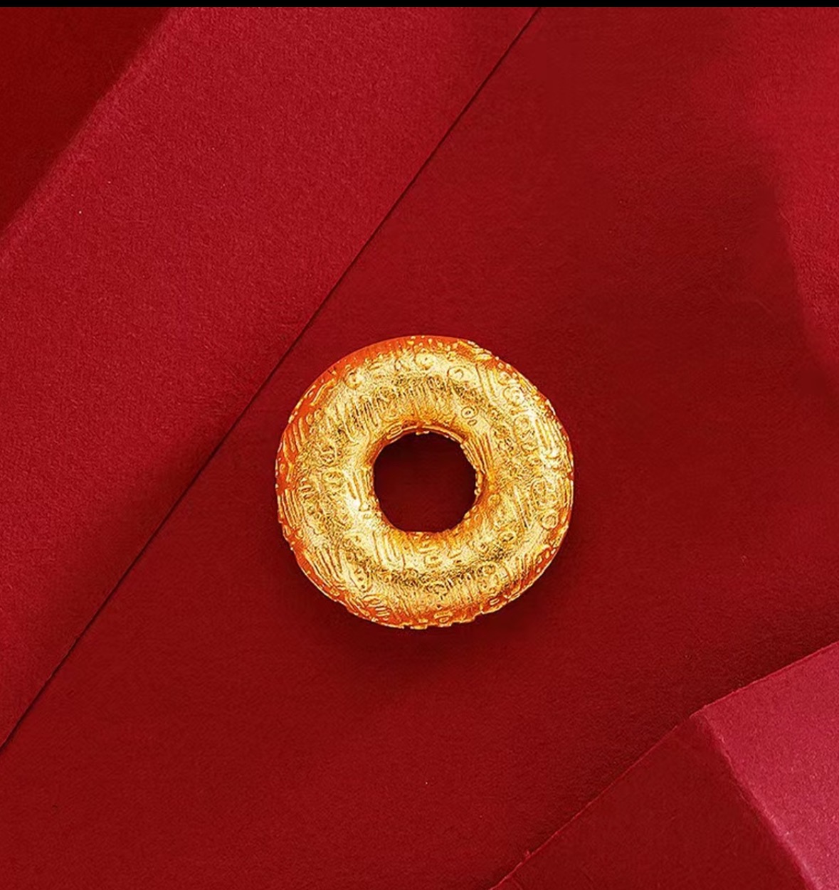 【金缘】 百福平安扣古法精工吊坠FG313