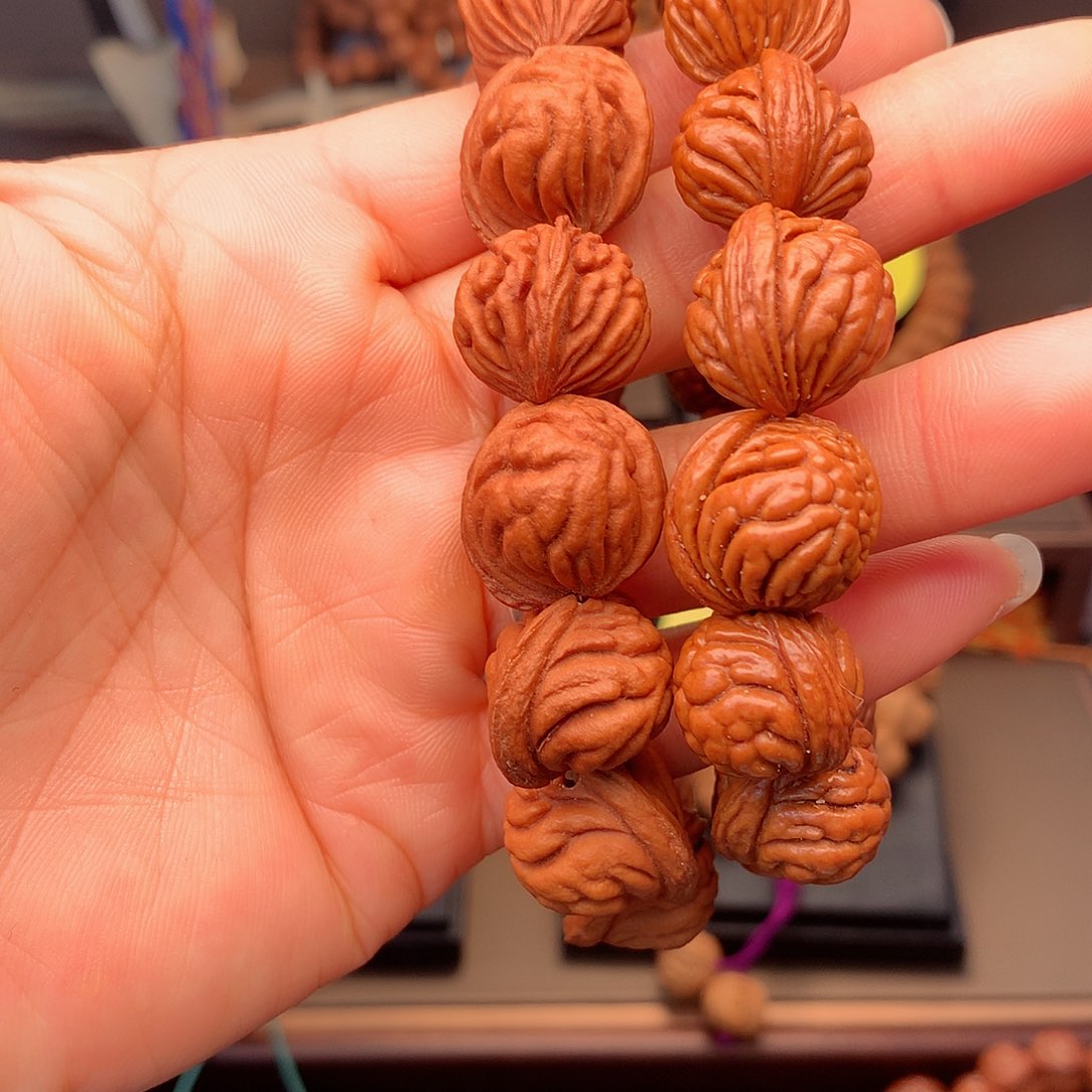 桃核手串多****荔枝无修两条18