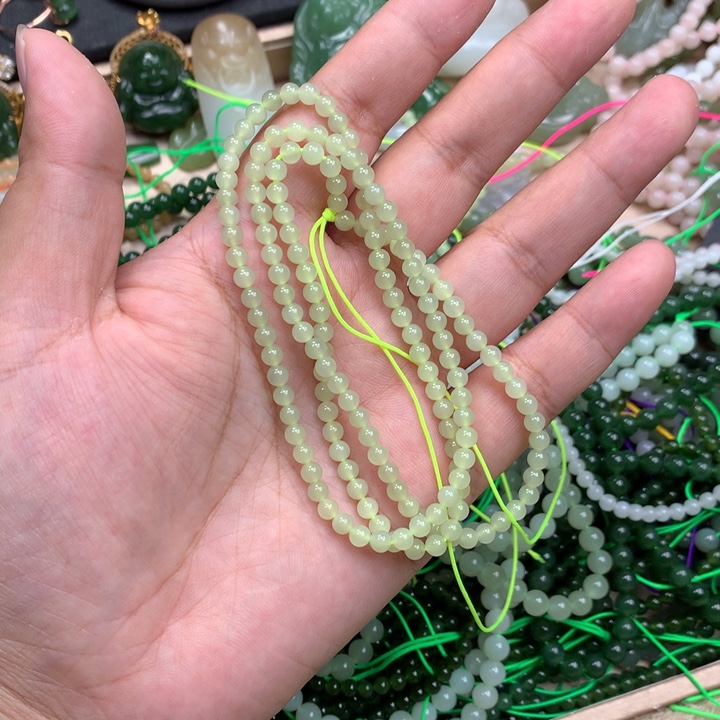 和田玉未镶嵌手链47