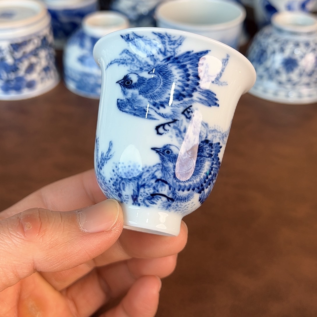 杯景德镇全手工手绘陶瓷