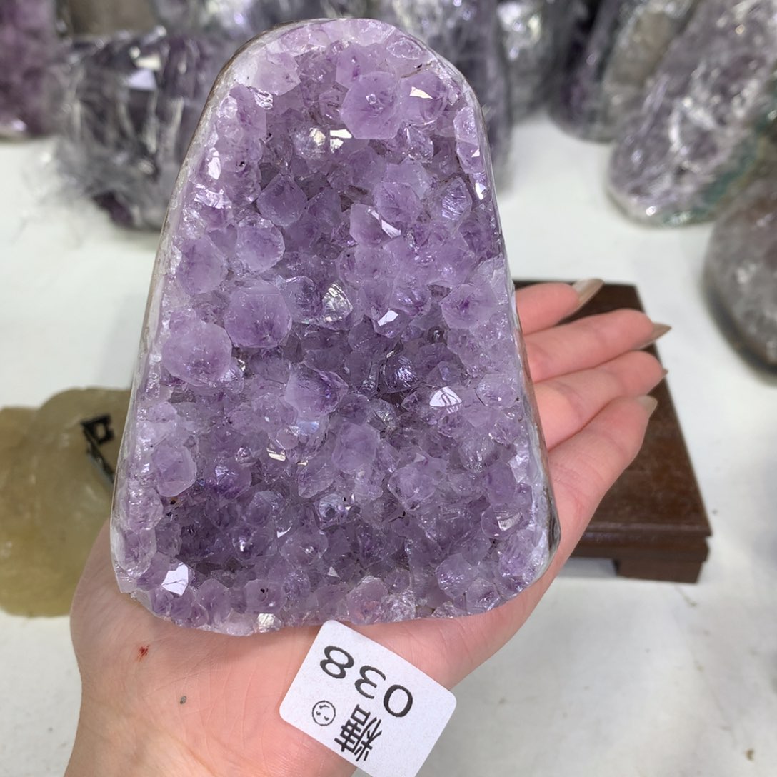 紫晶摆件未镶嵌水晶