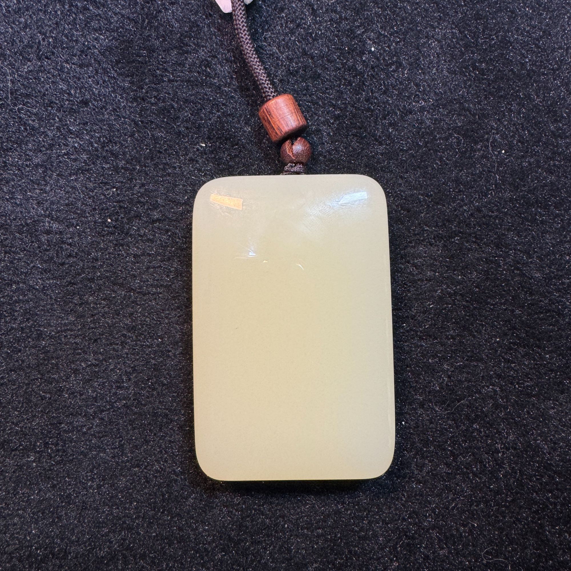 【新粉专属】和田玉青黄青白无事牌40*60天然