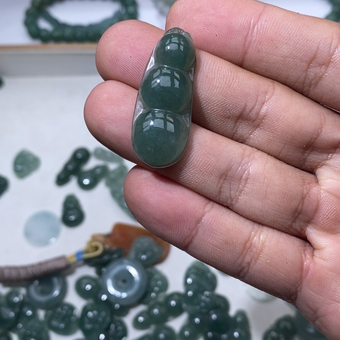 翡翠未镶嵌手链天然a货翡翠9