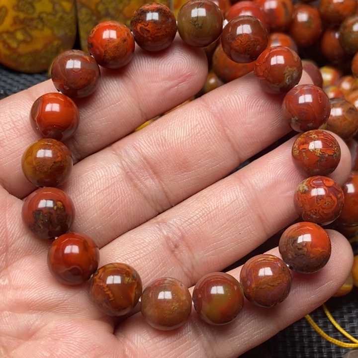 玛瑙/玉髓手串未镶嵌胖*子