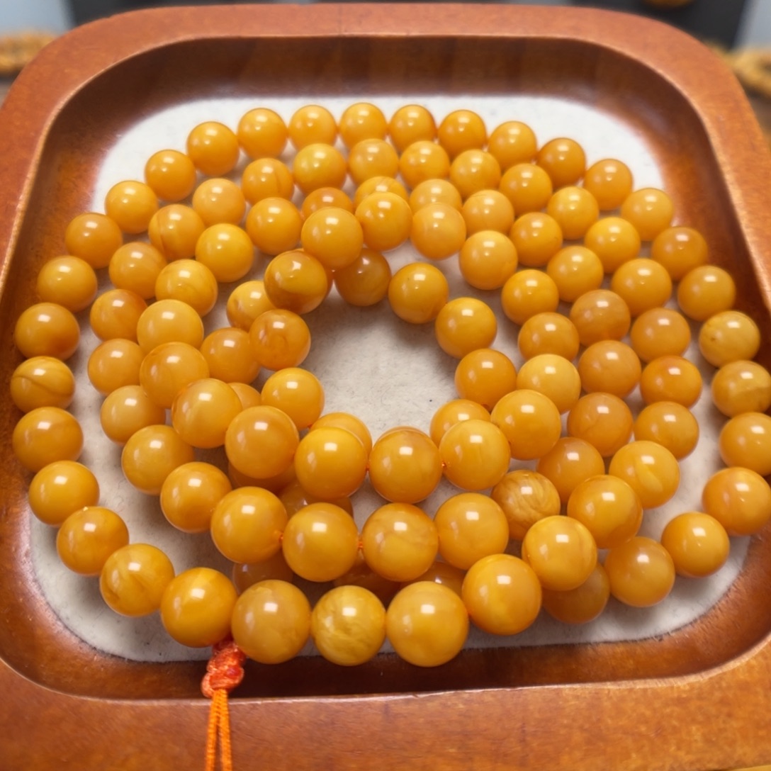 蜜蜡未镶嵌颈饰蜜蜡