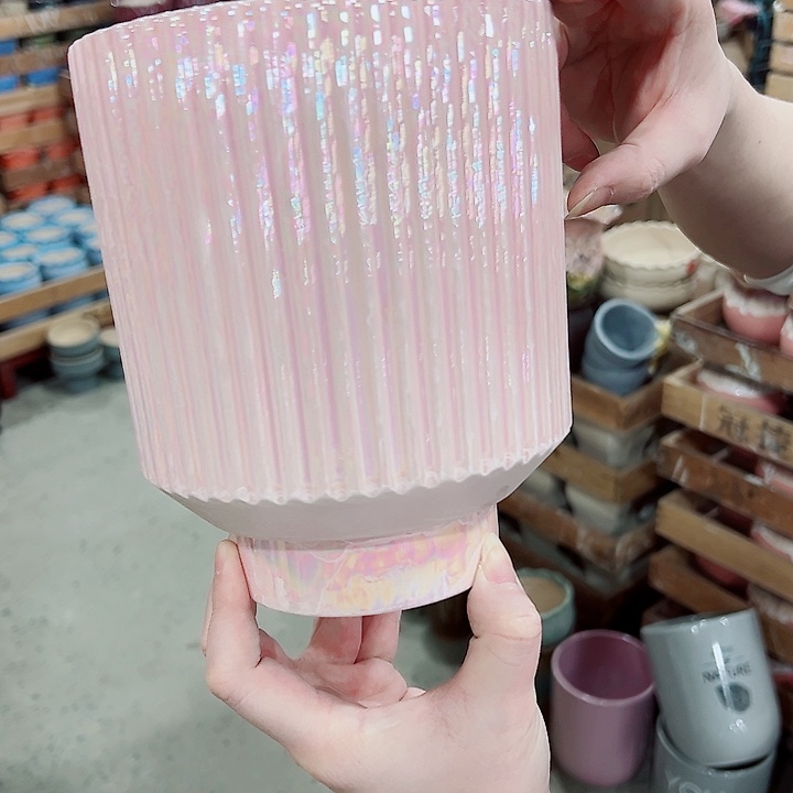 有孔，凑单福利满10元发货陶瓷多肉花盆！