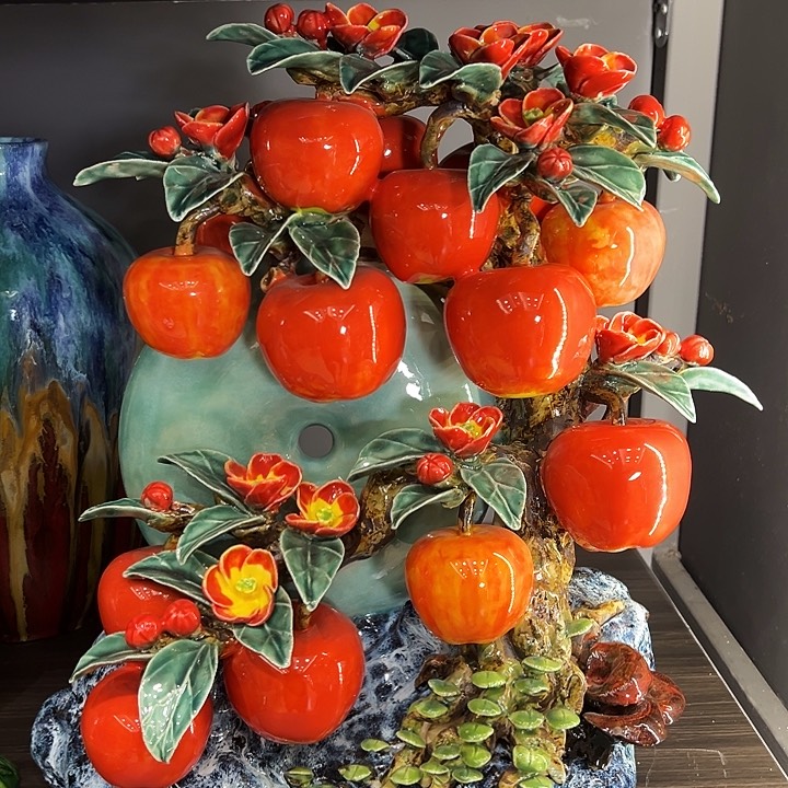 苹果陶瓷艺术陶瓷艺术作品