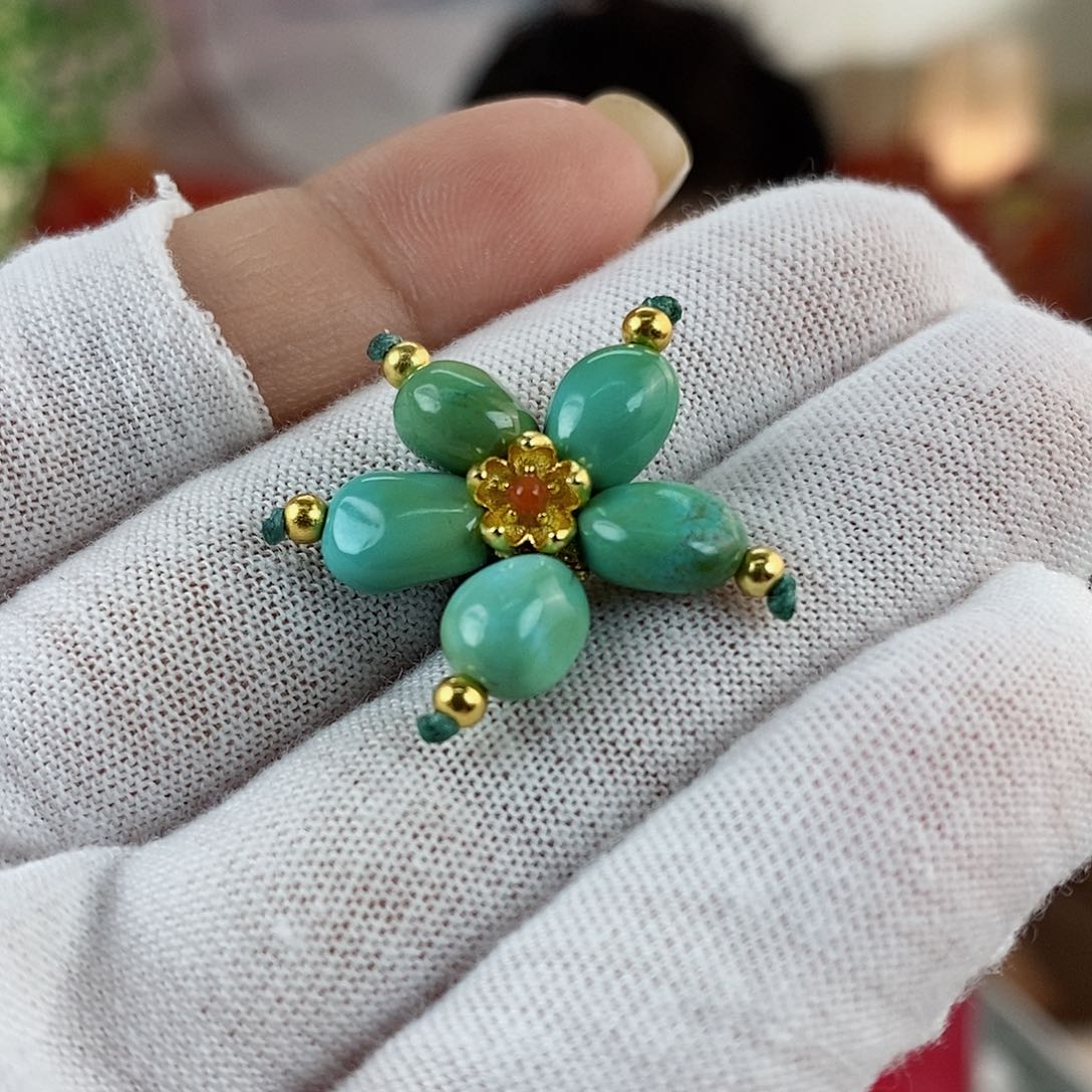 绿松石珠宝奇石未镶嵌