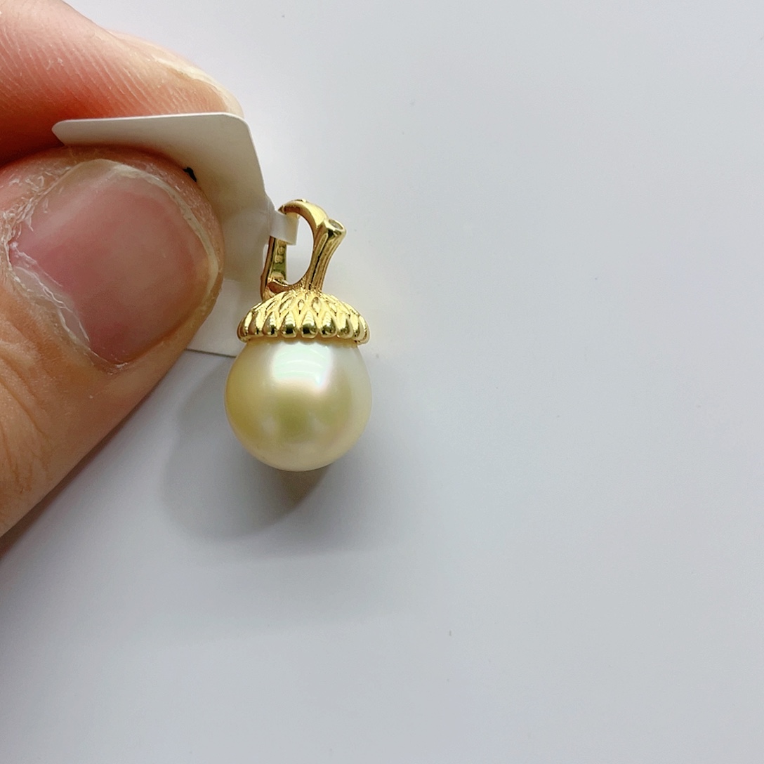 海水珍珠颈饰银S925镶嵌